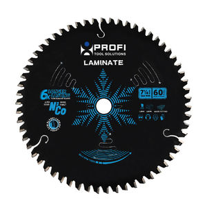 Disco de sierra circular TCT profesional para trabajar la madera, disco de corte de madera de 7 1/4 pulgadas para cortar varios tipos de madera laminada - Product Image 2