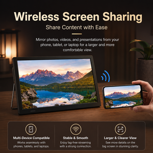 15.4 Inch GTV Google <strong>TV</strong> <strong>Portable</strong> Digital Smart Wifi <strong>TV</strong> with FM Radio DVB-T2/ ATSC/ ISDB - Product Image 4