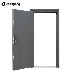 ประตูเหล็กนิรภัยสำหรับ<span class=keywords><strong>บ้าน</strong></span> ประตูทางเข้าด้านหน้า โครงเหล็กหนาเคลือบสังกะสี ระบบล็อคหลายจุดเพื่อความปลอดภัยของ<span class=keywords><strong>บ้าน</strong></span> - Product Image 6