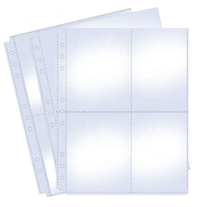 B5 9-Hole Plástico Pp Página Interna Com 2 Bolsos 4 Bolsos Mangas De Armazenamento Álbum Coleção de Fotos Titulares Carteira Tamanhos - Product Image 2