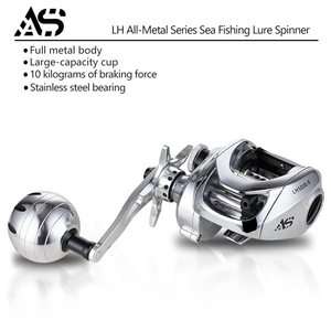 Moulinet à pêche tout métal haute vitesse 7.1:1 pour <span class=keywords><strong>la</strong></span> pêche en eau salée en haute mer, 10 kg de résistance maximale, 8+1BB, corps métallique puissant pour <span class=keywords><strong>la</strong></span> pêche au gros gibier - Product Image 2