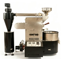 Machine à torréfier les grains de café industrielle à chauffage au gaz automatique de 1 kg, plusieurs capacités disponibles