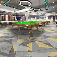 Rouleaux de style moderne personnalisables nouvel hôtel casino fête prière utiliser tapis mural revêtement de sol en polyester souple techniques tissées