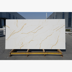 Runpin nhà bếp <span class=keywords><strong>Countertop</strong></span> phòng tắm Vanity Top vàng trắng nhân tạo đá thạch anh cho khách sạn nhà hàng thanh thương mại nội thất - Product Image 3