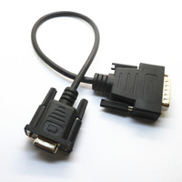 Cable Serial RS232 DB15 Macho a DB9 Hembra con Blindaje Trenzado para Proyector y Computadora con Conector Tipo DB25