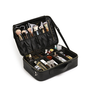 makeup storage bag Professional Cosmetic Case Travel Makeup Bag With Adjustable Dividers Women Makeup Accessories Organizer