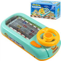 Jeu de conduite électronique populaire pour enfants, jouet de course d'aventure avec simulation de musique et de sons, volant de jeu pour enfants