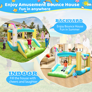 Castillo Inflable Infantil para Fiestas al Aire Libre con Tobogán, Casa Inflable para Niños - Product Image 2