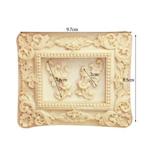 D0611 Khung Ảnh <span class=keywords><strong>Polymer</strong></span> Đất Sét Khuôn DIY Silicone Khuôn Cho 3D Thủ Công Mỹ Nghệ Kẹo Bánh Sô Cô La Fondant Trang Trí Công Cụ - Product Image 5