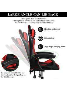 Venta directa de fábrica Buen precio <span class=keywords><strong>Silla</strong></span> de juego popular de lujo moderna con reposapiés para <span class=keywords><strong>estudio</strong></span> de transmisión - Product Image 5
