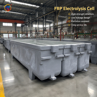 Cellule électrolytique en PRV écologique, faible empreinte carbone, haute durabilité pour l'électrolyse du cuivre dans les installations de fusion