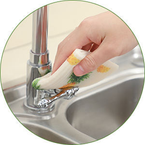 Éponge à vaisselle suédoise écologique en cellulose, personnalisable et réutilisable, pour la cuisine - Product Image 6