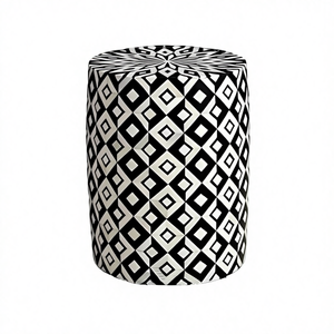 Mesa Auxiliar con Incrustaciones de Hueso Craft Valley AK-813, Diseño Moderno y Artístico, Mueble Duradero para Decoración de Dormitorio de Lujo, Atemporal - Product Image 1