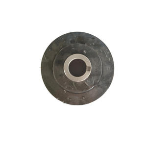 Heli Crankshaft <b>Pulley</b> For CPCD50 Diesel Forklift Engine V Belt Iron Part EGCC6102QZPDL - Product Image 2