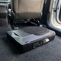 Haut-parleur de voiture, caisson de basses alimenté de 10 pouces, 230W, mince, sous le siège, OEM ODM, logo personnalisé, marque privée, vente en gros, 12V