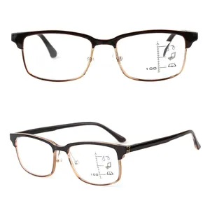 2092 Blue Light Block Plastic Progressive Multifocal TR90 Reading <strong>Glasses</strong> - Product Image 1