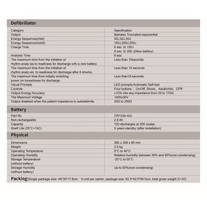 Meilleur <span class=keywords><strong>prix</strong></span> de vente - Défibrillateur <span class=keywords><strong>externe</strong></span> automatique (DEA) portable Defi-Monitor pour hôpital - Product Image 6