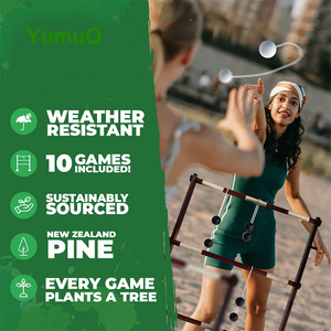 यूमुक ग्रेड उच्च गुणवत्ता वाली हार्डवुड लकड़ी गोल्फ सीढ़ी टॉस गेंद रैक खेल इनडोर/आउटडोर - Product Image 2