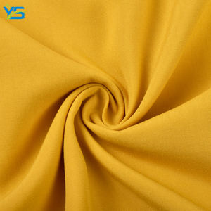 قماش فيسكوز 100% صفراء 45s شالي مصبوغ 110 جرام للمتر المربع للبيع بالجملة لتصنيع التنانير - Product Image 1