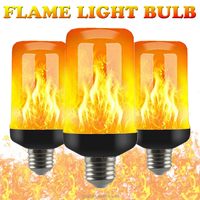 Ampoules à flamme LED, ampoules scintillantes les plus réalistes, ampoules E26 d'Halloween, lumières d'Halloween extérieures et intérieures
