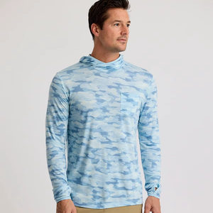 Chemises de pêche personnalisées pour équipes, commande en gros, protection solaire UPF50, séchage rapide, respirantes, à manches longues, uniformes à capuche - Product Image 1