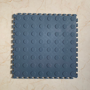 Interlocking Rubber Grid Flooring Anti Slip Industrial PVC Floor Mat For Auto Repair Shop Machine Maintenance Indoor Outdoor Use - Product Image 2