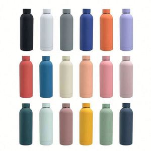 Bouteille Sport en Acier Inoxydable 304 de 500 ml, Petite Ouverture, Grande Capacité, Bouteille Isotherme Personnalisée avec Couvercle pour Boire Directement, Écologique, 6-12 - Product Image 5