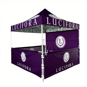 Biểu tượng tùy chỉnh Lều triển lãm ngoài trời nhiều màu tán rắn cho các sự kiện quảng cáo có thể gập lại triển lãm thương mại lều - Product Image 1