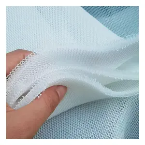 Factory outlet 3D 100% polyester mesh fabric for running shoes