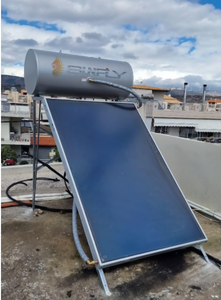 Marco fuerte <span class=keywords><strong>con</strong></span> vidrio templado Panel plano Tanque de agua caliente Diseño respetuoso <span class=keywords><strong>con</strong></span> el medio ambiente solar Presión 200L Calentadores de agua solares - Product Image 3
