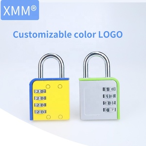 XMM 8072L <span class=keywords><strong>cadenas</strong></span> à combinaison à grand cadran avec mot de passe GYM 4 codes, <span class=keywords><strong>cadenas</strong></span> de sécurité pour le sport et la remise en forme, avec approvisionnement en usine, différentes couleurs - Product Image 2