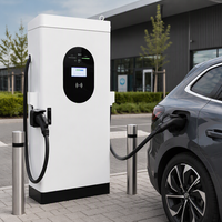 Station de recharge pour véhicules électriques 120 kW DC, double connecteurs CCS2, chargeur au sol, OCPP 1.6J, CE, RoHS, UKCA