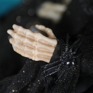 Décoration de squelette suspendu d'<span class=keywords><strong>horreur</strong></span> de 60 cm pour Halloween 2025, décoration de fête, fantôme noir, accessoires de maison hantée, décorations de <span class=keywords><strong>thriller</strong></span>, vente chaude - Product Image 5