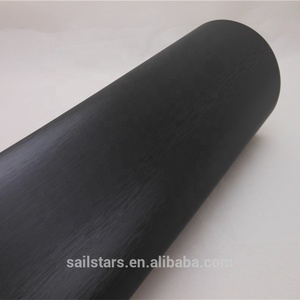 Calcomanías de revestimiento de vinilo metalizado negro cepillado para portátil - Product Image 4