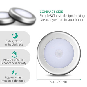 Lámpara Recargable con Sensor de Movimiento para el Hogar Inteligente, Luces Nocturnas para Dormitorio, Escalera, Pasillo, Armario - Product Image 3