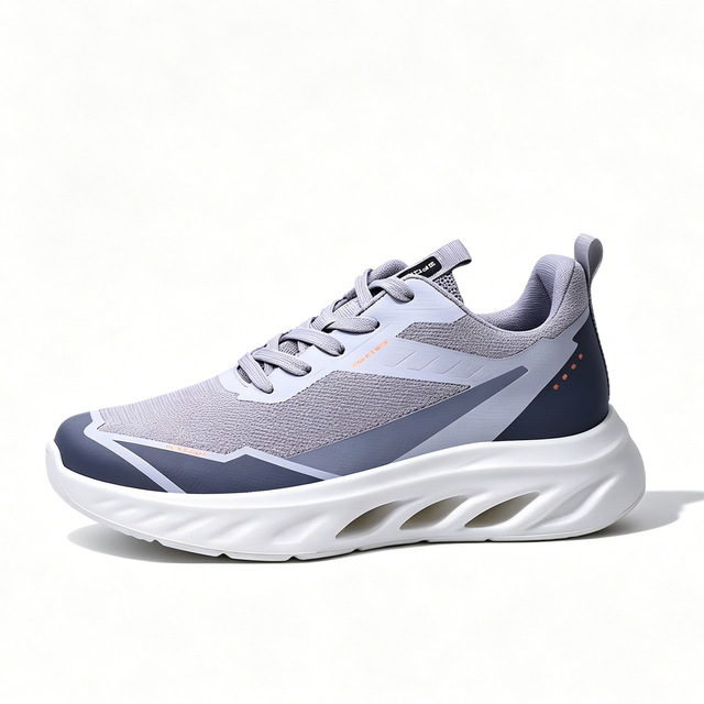 Mens Lightweight Comfort Breathable Mesh Upper Cushioned Anti Slip Wide Fit Trail Running Shoes All Seasons Outdoor Sneakers OEM ODM