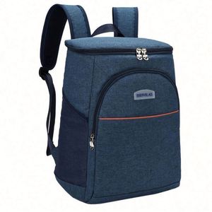Bolsa de pícnic personalizada con logotipo al por mayor al aire libre cremallera aislada mochila a prueba de fugas bandolera - Product Image 2