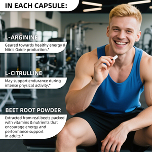 Cápsulas de L-arginina de etiqueta privada AegleWell de alta calidad para cápsulas de L-arginina de soporte de salud masculina - Product Image 4