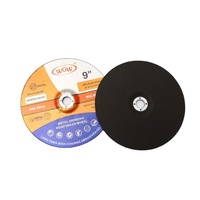 Disque T27-Grinding 230x6x22.23mm 9 1/4 pouces disque de meulage pour métal, 80 m/s 9 pouces disque de meulage en métal pour meuleuse d'angle portable