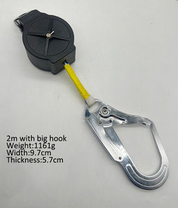 Arnés de cuerda de línea de seguridad ajustable Regulador de velocidad automático Eslingas de protección contra caídas - Product Image 6