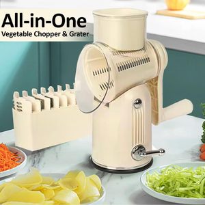 Rotary Cheese Grater 5 Drum Blades Manual <b>Vegetable</b> Slicer Walnuts Grinder Cheese Shredder Eco-Friendly ABS Stainless Steel <b>Tool</b> - Product Image 2