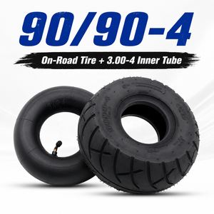 Pneumatici 90/90-4 per Scooter Elettrici Razor E300 E325 EZip <span class=keywords><strong>E</strong></span>-4.0 <span class=keywords><strong>E</strong></span>-450 X-Treme X-500, Mini Moto <span class=keywords><strong>e</strong></span> Go-Kart - Product Image 1