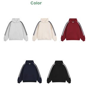เสื้อฮู้ดดี้ทรงโอเวอร์ไซส์สไตล์อเมริกันเรโทร ปักลาย น้ำหนัก 380 กรัม ผลิตจากวัสดุรักษ์โลก สีสันตัดกันทันสมัย เหมาะสำหรับฤดูใบไม้ร่วง - Product Image 6