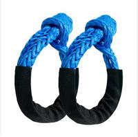 Connexion de drisse de bloc 14mm * 25cm manille souple pour véhicules d'urgence bague collectrice