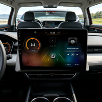 Lecteur DVD de voiture OEM ODM Glint, panneau stéréo, navigation, autoradio, cadre vidéo, Carplay, Android Auto portable, BT, USB