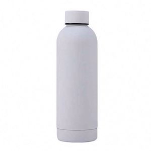 Stainless Steel Vacuum Insulated Water Bottle Minimalist Design 24H Thermal Travel <b>Flask</b> Multiple Colors Available - Product Image 2