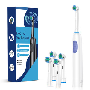 Rotating Electric <b>Toothbrush</b> Waterproof Round <b>Head</b> for Adult Use in Household & Travel - Product Image 4