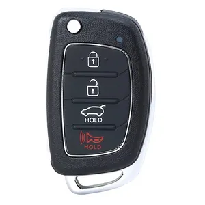 For Hyundai Flip remote control Key Shell 3+1 Button 4 Button Blank Key HY22