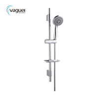 Colonne de douche multifonctionnelle réglable en acier inoxydable de style moderne, de premier ordre