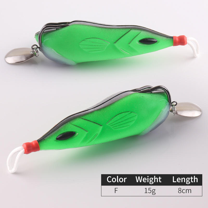 F  black back green body